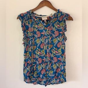Knox Rose floral blouse size XS